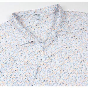 Peter Millar Drinks Cocktail Golf Polo Men 2XT Tall Summer Comfort Carroll Shirt